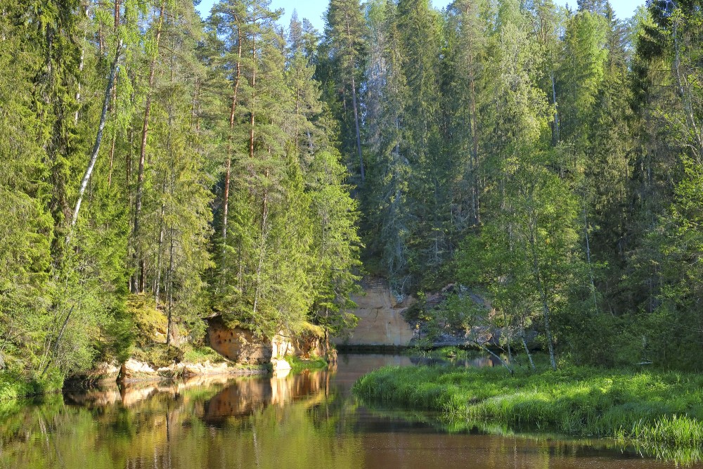 White Rock and Black Rock, Brasla River Outcrops