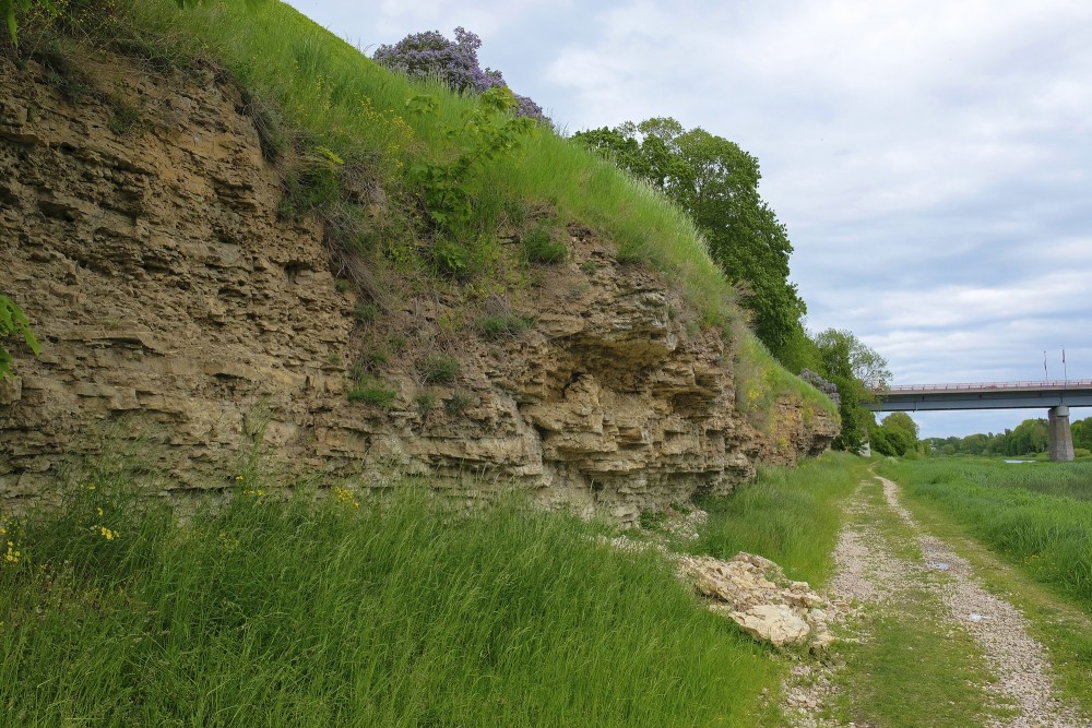 Dolomite Outcrops of the Right Bank of the Mūsa River in Bauska