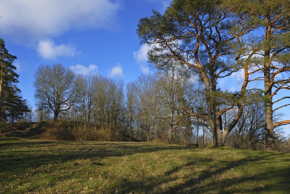 View Of Buse Castle Mound