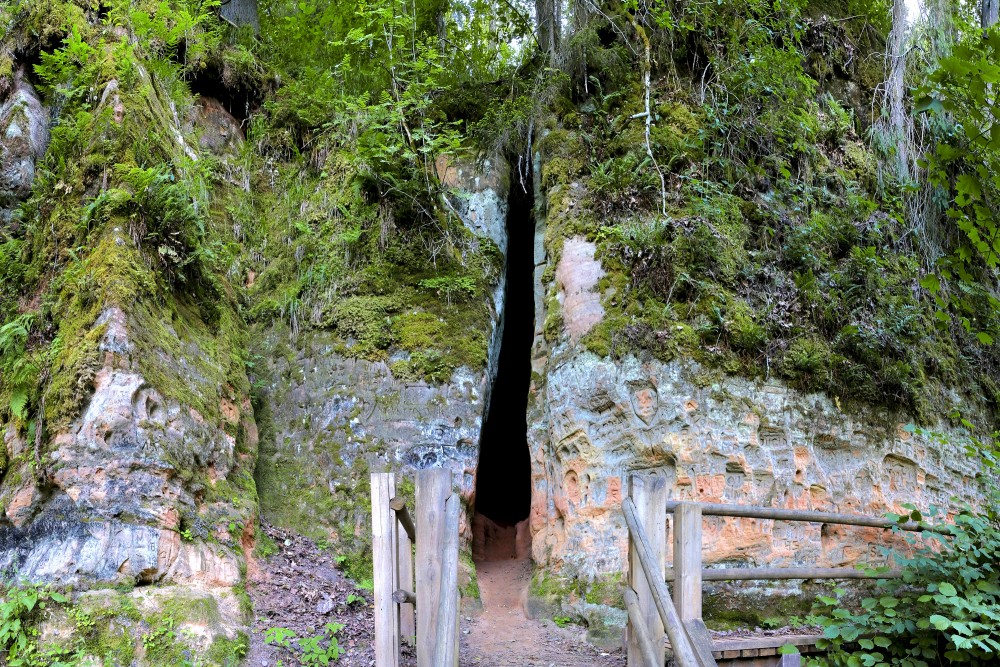 Peter’s cave, Sigulda, Latvia