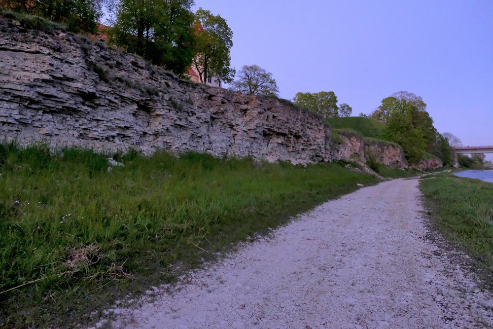 Dolomite outcrops in Bauska