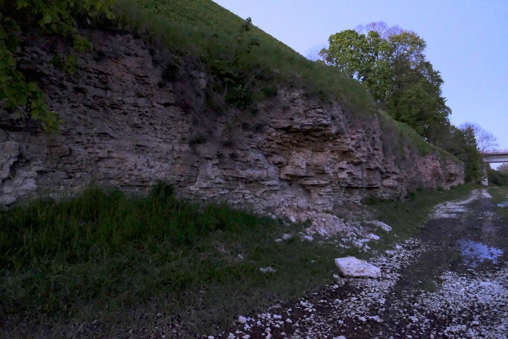 Dolomite outcrops in Bauska