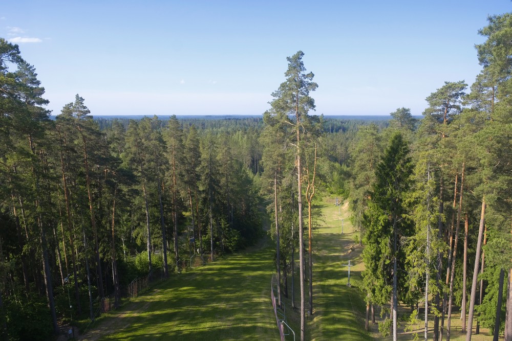 Skats no Riekstukalna skatu torņa