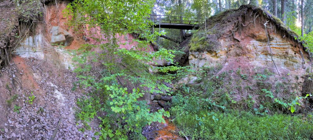 Omiķu gravas dolomīta atsegums