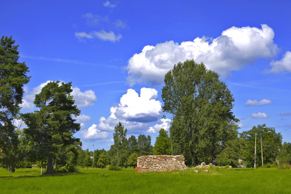 Landscape With Cumulus Clouds