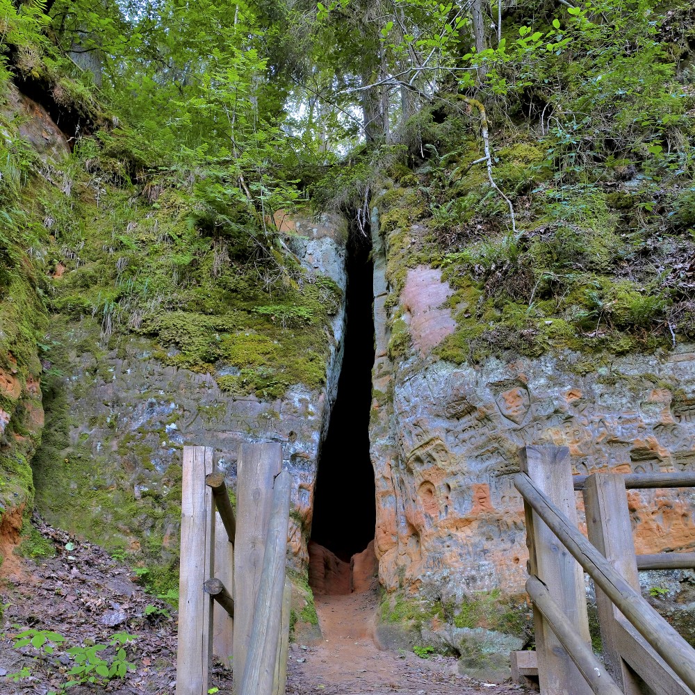 Peter’s cave, Sigulda, Latvia