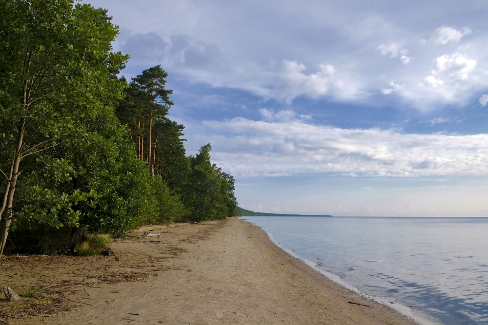 Beach at the Ēvaži Steep Bank