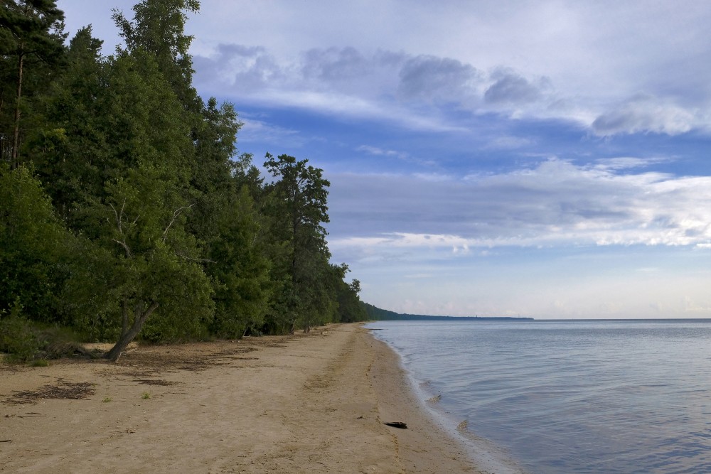 Beach at the Ēvaži Steep Bank