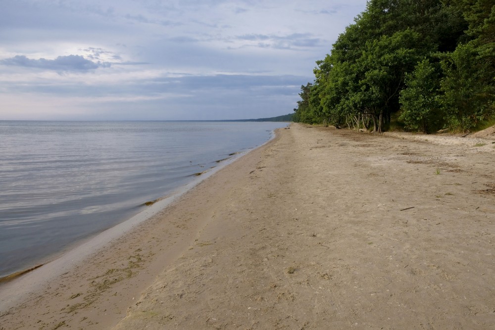 Beach at the Ēvaži Steep Bank