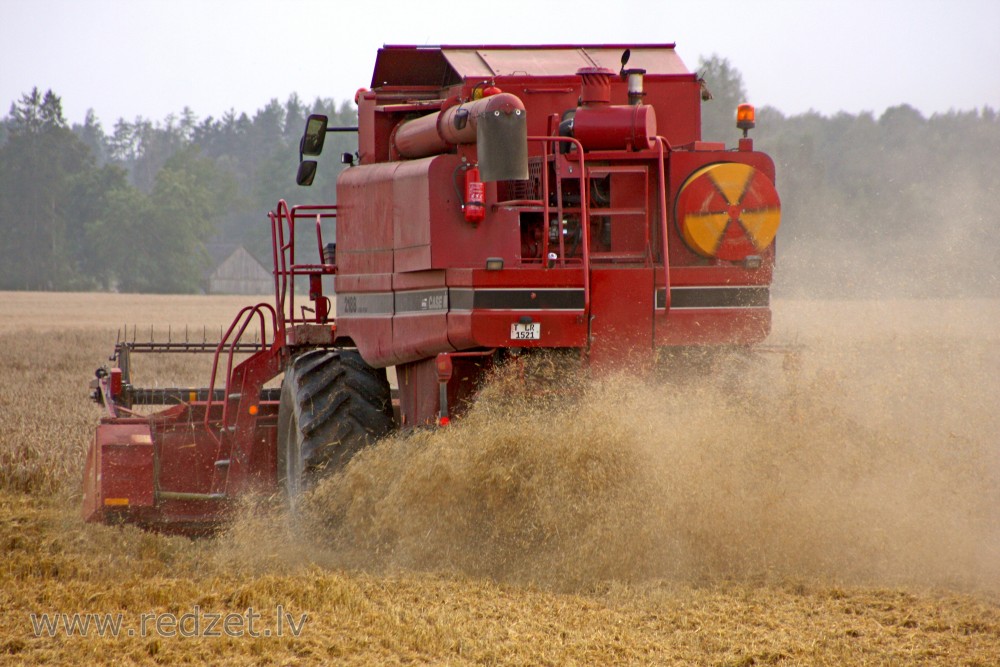 Harvesting with a Combine