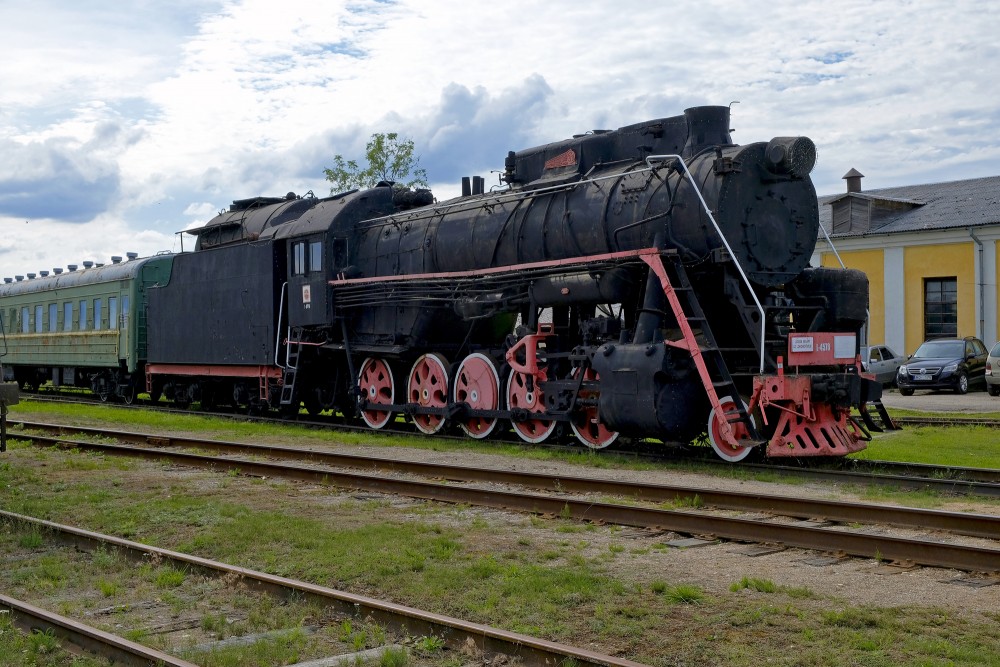 Steam Locomotive at Gulbene Station