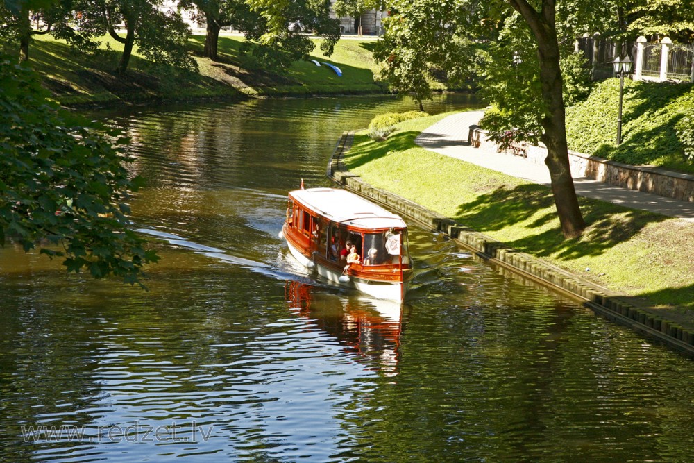 Riga Canal Boat