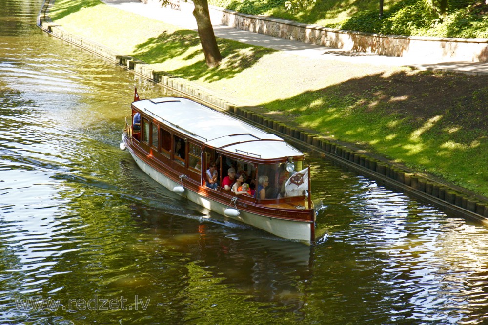 Riga Canal Boat