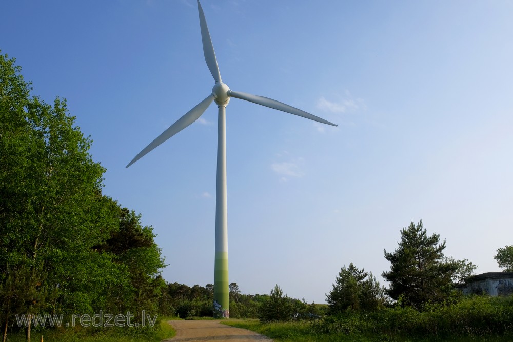 Wind Turbine At The Northern Forts Of Liepaja