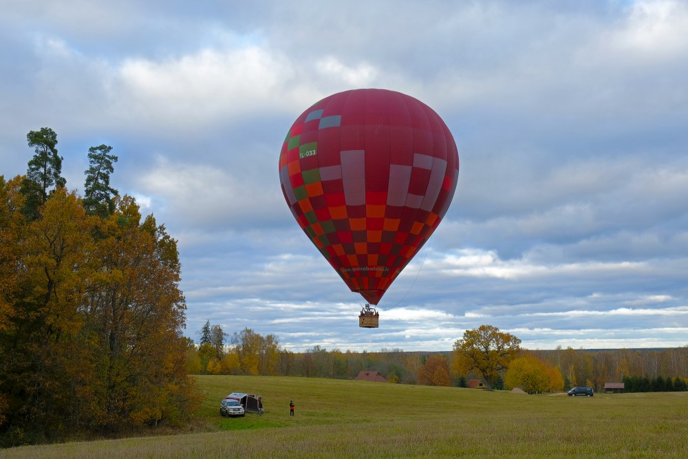 Hot Air Balloon Take Off