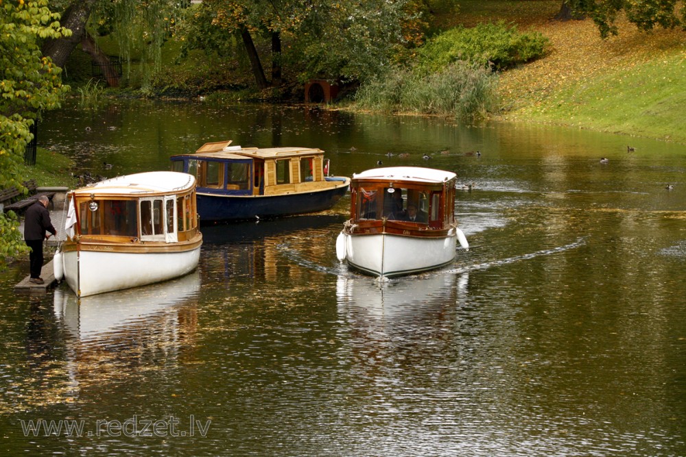 Riga Canal Boats