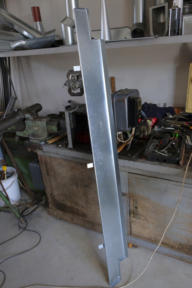 Palodzes, skārda palodžu izgatavošana, Kuldīga