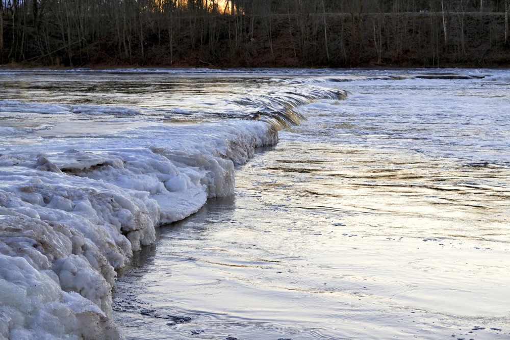 High water level in Venta Rapid