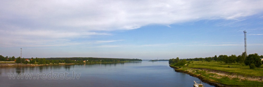 Daugava aiz Rīgas HES