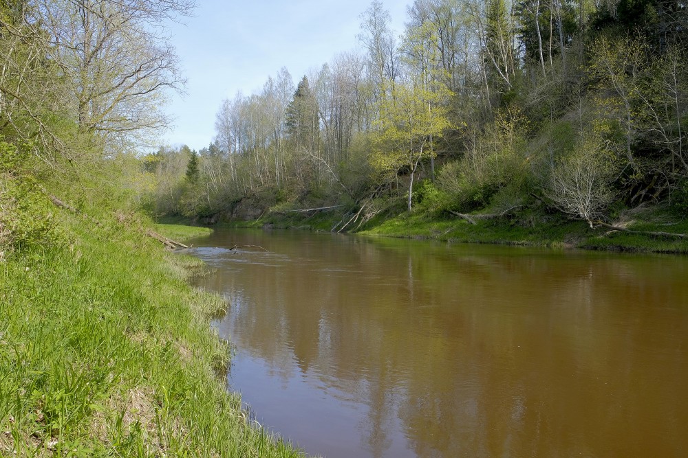 Abava landscape, Muižarāju cliffs