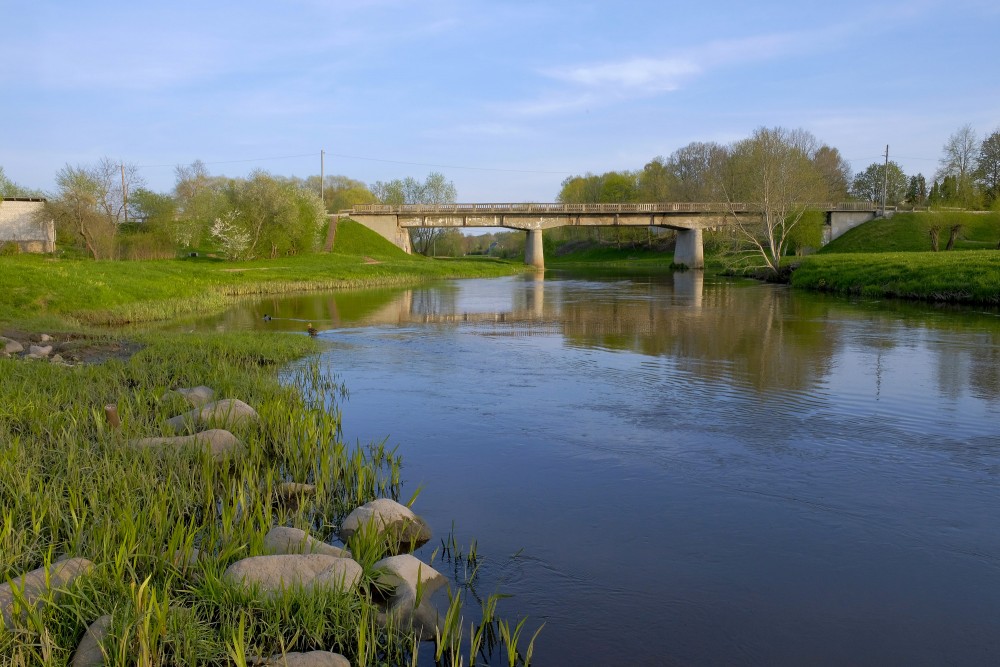 Abava River flows through Sabile