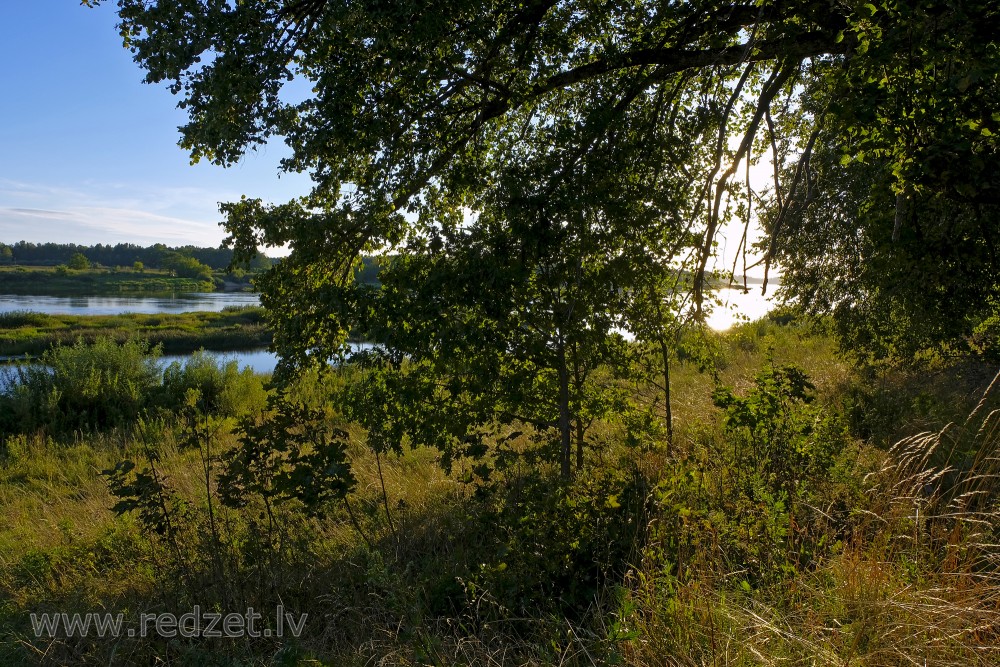 River Daugava Landscape in Līvāni municipality