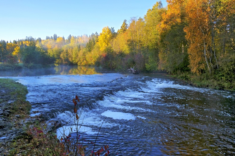 Waterfall on Abava River ("Abavas rumba")