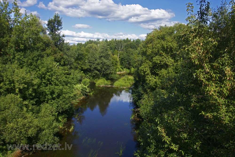 Mazā Jugla near Saurieši