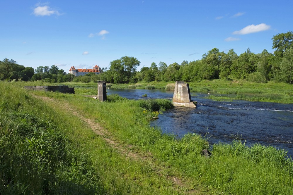 Mēmele River Near Bauska