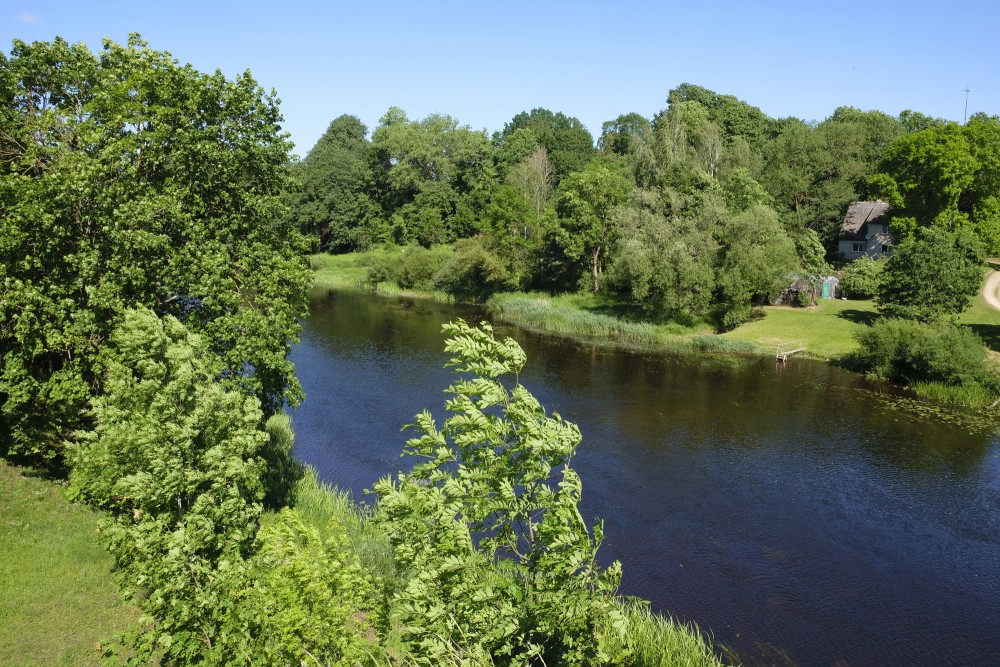 Mēmele River Near Bauska