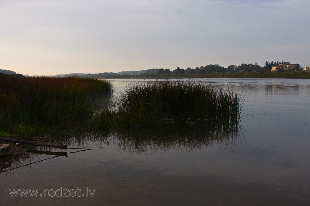 Daugava pie Līvānu pārceltuves