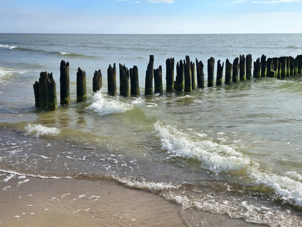 Pier on Nida Seaside