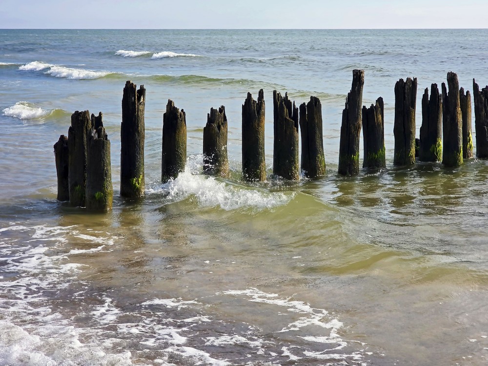 Pier in the Baltic Sea