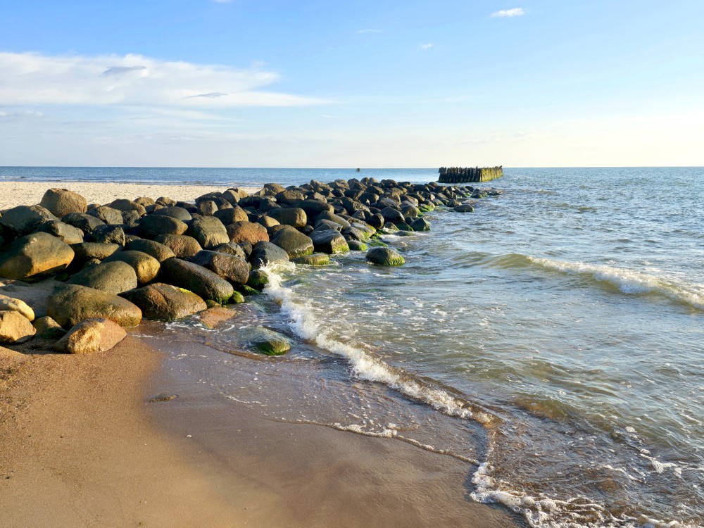 The Mouth of the Pape Canal into the Sea