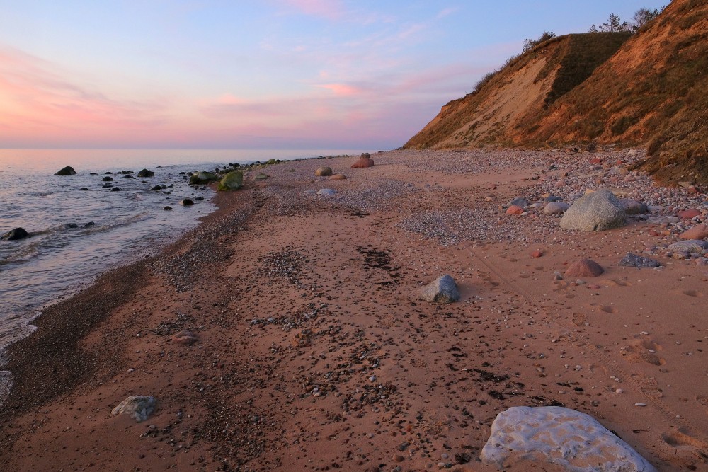 Strantes – Ulmales stāvkrasts vakarā Strantes – Ulmales stāvkrasts vakarā