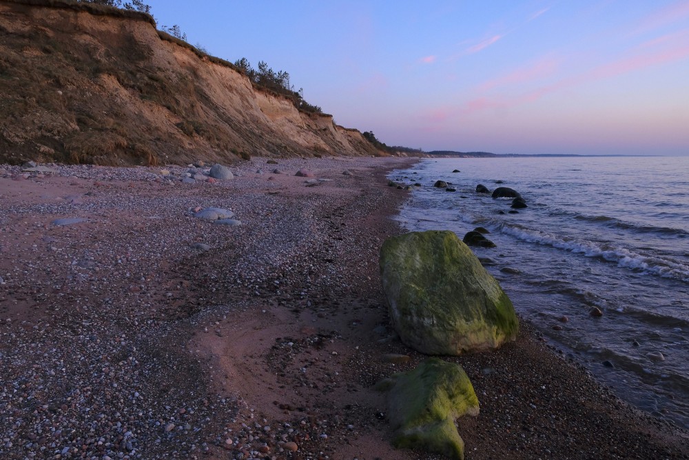 Strantes – Ulmales stāvkrasts vakarā