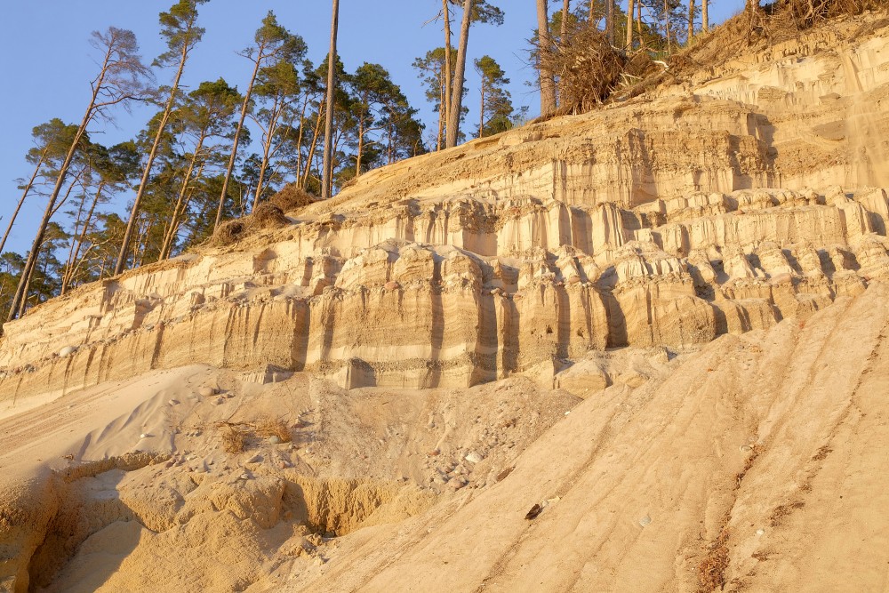 The steep bank between Staldzene and Liepene