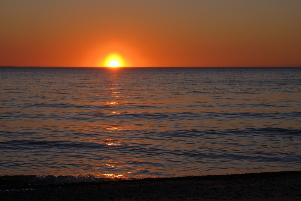 Sunset in the Baltic Sea