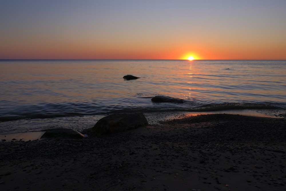 Sunset in the Baltic Sea