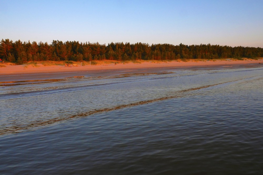 Mazirbes jūrmala saulrietā