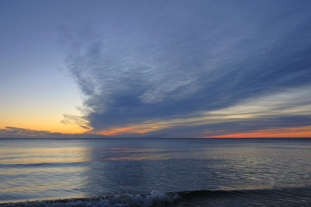 Sunrise in the Baltic Sea