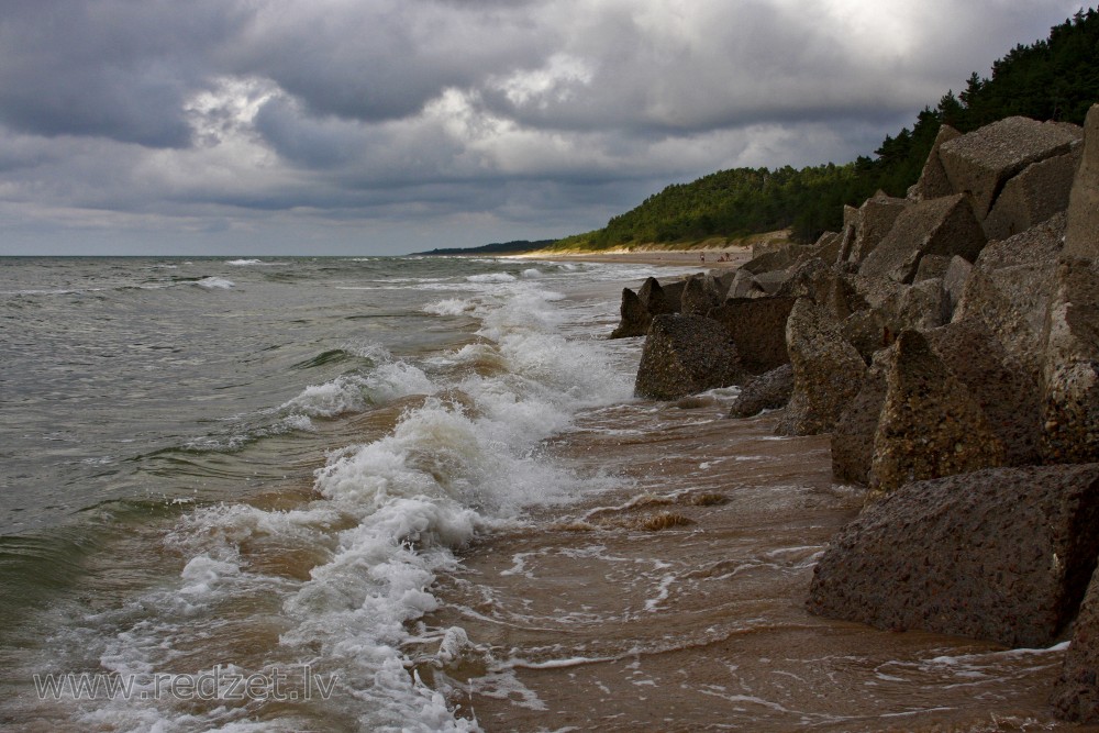 Baltic Seashore near Užava Lighthouse
