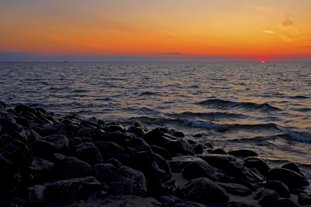 Sākas saullēkts Kolkasragā Sākas saullēkts Kolkasragā