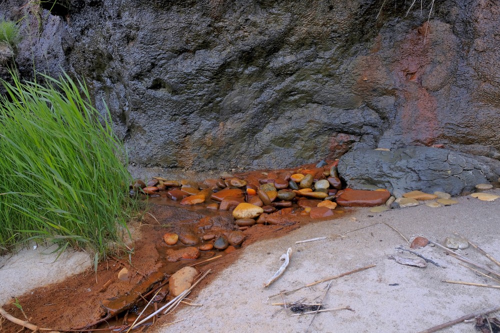 Outcrops of Steep coastline of Staldzene