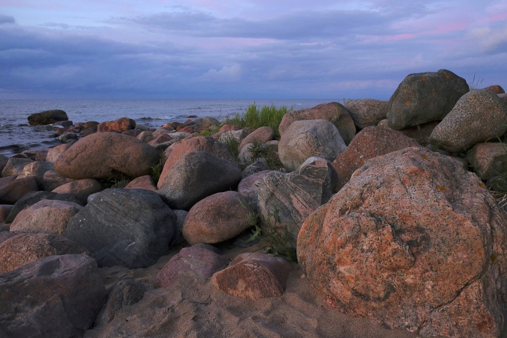 Stones on the Seashore of Mērsrags