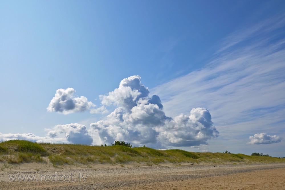 Cloudy Sky at Ventspils Seaside