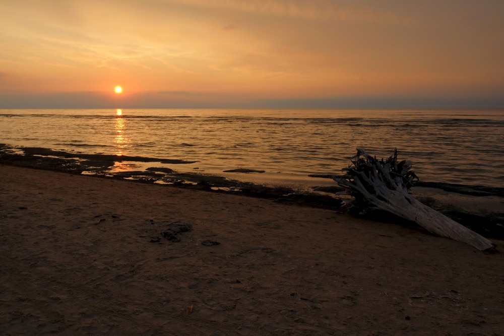 Sunset at Cape Kolka