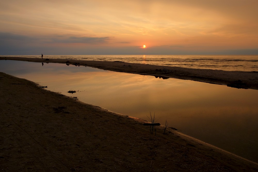 Sunset at Cape Kolka