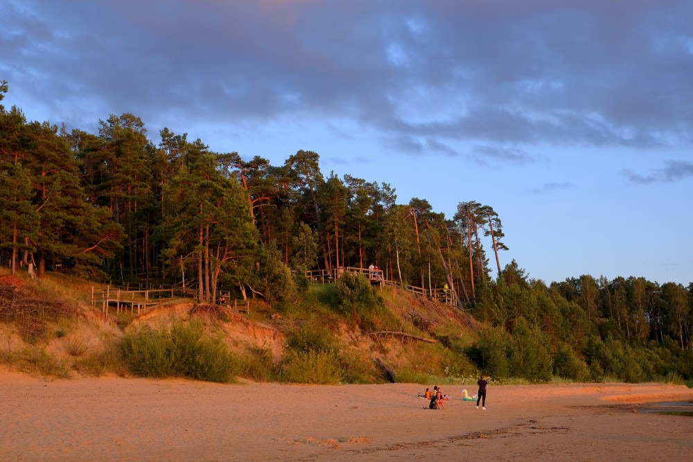 White Dune at Sunset