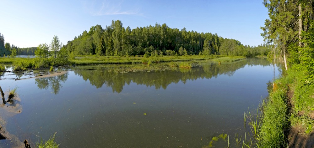 Šķēdes dzirnavezera panorāma